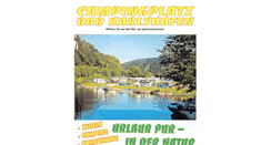 Desktop Screenshot of campingplatz-bad-karlshafen.de