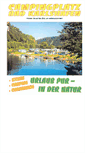 Mobile Screenshot of campingplatz-bad-karlshafen.de